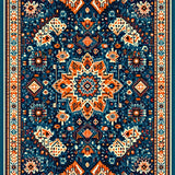 Cozy Retro Diamond Accent(Blue)