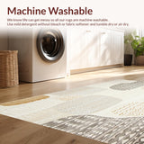 Boho Fringe Area Beige Neutral Tone Accent(Beige)