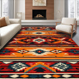 Rustic Earthy Southwestern Motif(Red)