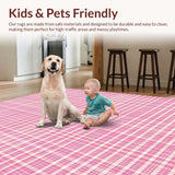 Artful Plush Abstract Layering(Pink)