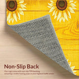Elegant Wooden Board Floral Art(Yellow)