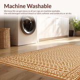 Cozy Cream and Brown Print(Beige)