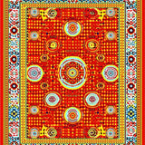 Stylish Colorful Spiral Arrangement(Red)