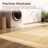 Ultra Absorbent Bathroom Mat Non Slip Shower(Beige)