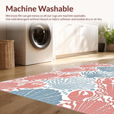 Modern Marine Inspired Patterned Accent(Red)