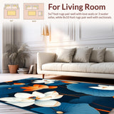 Tropical Floral Oasis Motif(Blue)