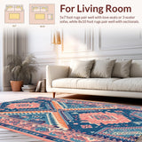 Boho Blush Blue Nursery Non Shedding(Blue)