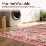Striking Round Geometric Arrangement(Red)