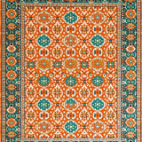 Elegant Vintage Lattice Design(Orange)