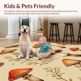 Elegant Whimsical Standing Mat for Laundry Rooms(Beige)