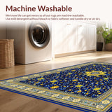 Luxurious Blue Tiled Motif(Blue)