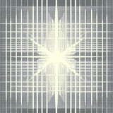 Chic Starburst Patterned Aesthetic(Gray)