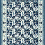Contemporary Abstract Botanical Fusion(Blue)