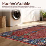 Rustic Handcrafted Colorful Motif(Red)