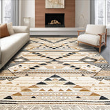 Minimalist Geometric Wave Design(Beige)