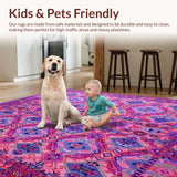 Vintage Inspired Floral Diamond(Pink)