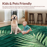 Lush Green Fern Motif(Green)