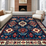 Elegant Fringe Textured Motif(Blue)