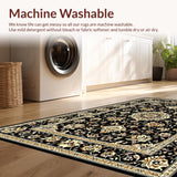 Elegant Floral Paisley Aesthetic(Black)