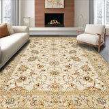 Luxurious Traditional Floral Artwork(Beige)