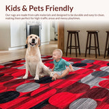 Trendy Abstract Circular Visuals(Red)