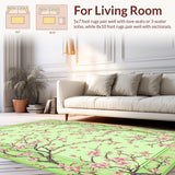 Charming Mint Green Blossom Design(Green)