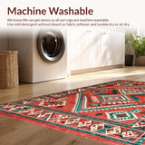 Vintage Rustic Southwestern Flair(Red)
