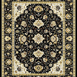 Artful Black and Cream Trellis(Black)
