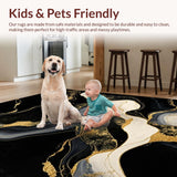 Contemporary Gold Accented Style(Black)