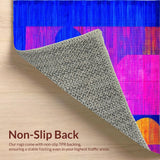 Artful Whimsical Curvilinear Shapes(Blue)