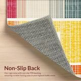 Mid Century Modern Rainbow with Beige and Ivory Tones(Yellow)