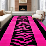 Eclectic Monochrome Animal Motif(Pink)