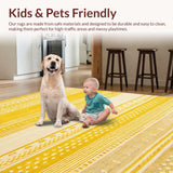 Artful Hand Woven Design(Yellow)