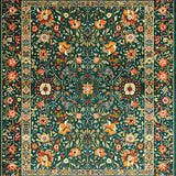 Trendy Colorful Petal Design(Green)