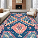 Boho Blush Blue Nursery Non Shedding(Blue)