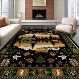 Rustic Wildlife Artful Scene(Black)
