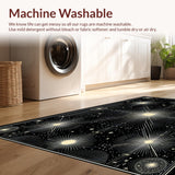 Contemporary Space Inspired Visual Art(Black)