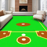 Youthful Colorful Baseball Design(Green)