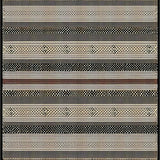 Artful Ogee Black and White Blend(Beige)