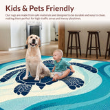 Chic Coastal Sea Turtle Motif(Blue)