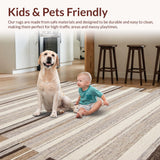 Artful Modern Checked Composition(Beige)