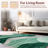Dynamic Light Blue Linear Arrangement(Green)
