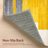 Chic Gray Yellow Geometric Fusion(Yellow)