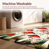 Modern Whimsical Fungal Illustration(Red)