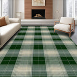 Chic Earth Tone Checkered Elegance(Green)