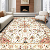 Boho Floral Geometric in Beige and Taupe(Ivory)