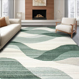 Chic Cream Sage Abstract Motif(Gray)