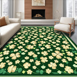 Whimsical Clover Geometric Style(Green)