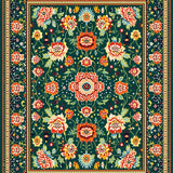 Elegant Earthy Tones Floral Design(Green)
