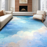Charming Whimsical Cloud Motif(Blue)